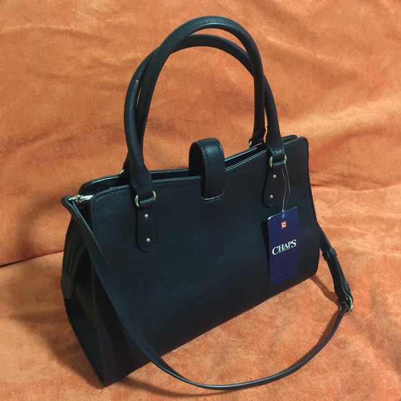 Black versatile hand carry / should hangbag - Picture 4 of 6